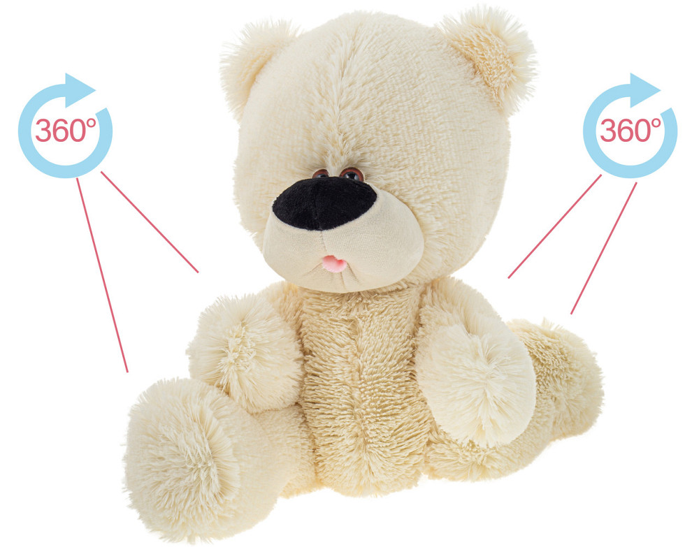 Ведмідь на шарнірах Аліна 50 см Кремовий Київ - фото 3