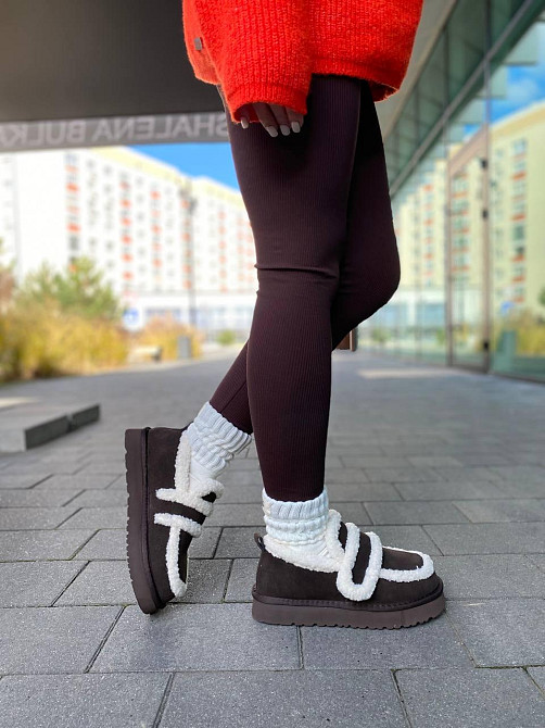 Угги жіночі ITTS 5269-41 коричневі (зима, замша натуральна) (6025) Коломыя - изображение 4