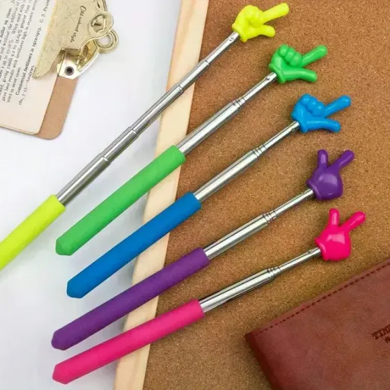 Указка палец телескопическая 21/69 см Pick-me пикми палочка, выдвижная «Рука» Коломыя