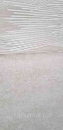 Шпалери вінілові на флізеліні Sintra Adria метрові під штукатурку під бетон бежево-сірі Київ