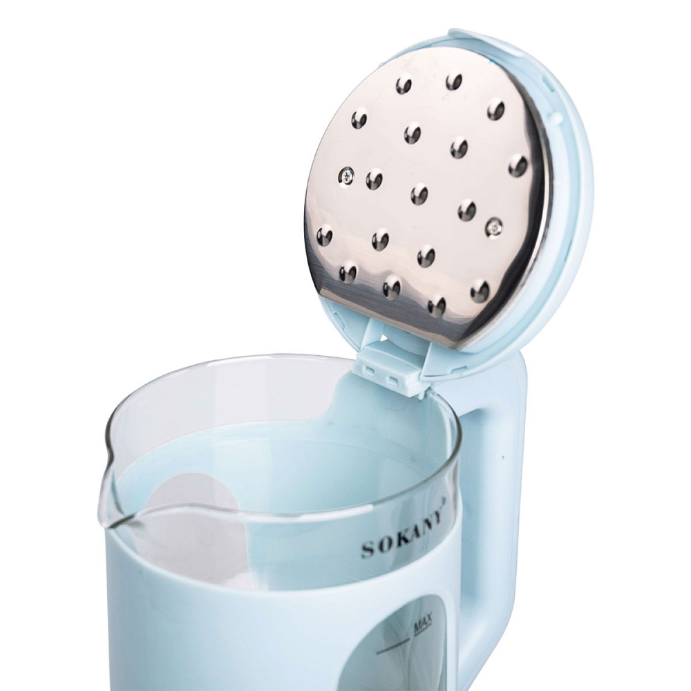 Електрочайник побутовий 2,3 л Sokany дисковий з автовимкненням SK-SH-1071BL Коломия - фото 4