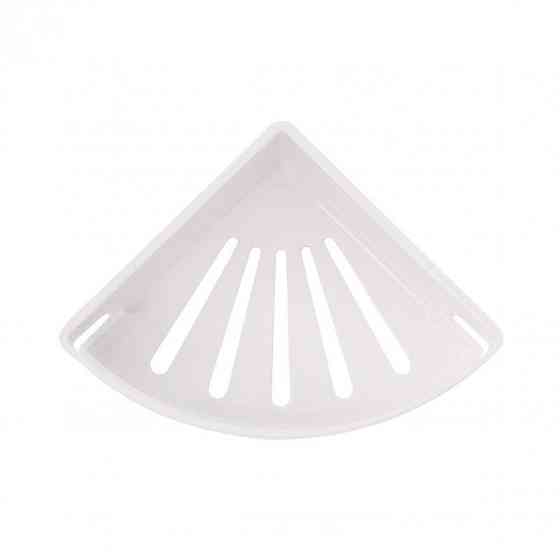 Полиця для ванної кімнати кутова Qtap PL01 біла Київ