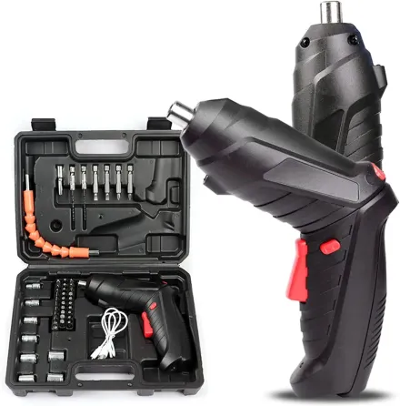 Аккумуляторная отвертка трансформер, 48 элементов, мини-шуруповерт Коломыя