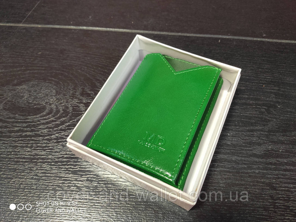 Стильный маленький женский кошелёк зеленого цвета MD 610 Киев - изображение 10