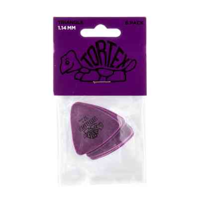 Медиатор Jim Dunlop Tortex Triangle Pick 1.14mm 6 шт. (431P1.14) Вінниця