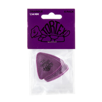 Медиатор Jim Dunlop Tortex Triangle Pick 1.14mm 6 шт. (431P1.14) Вінниця - фото 3