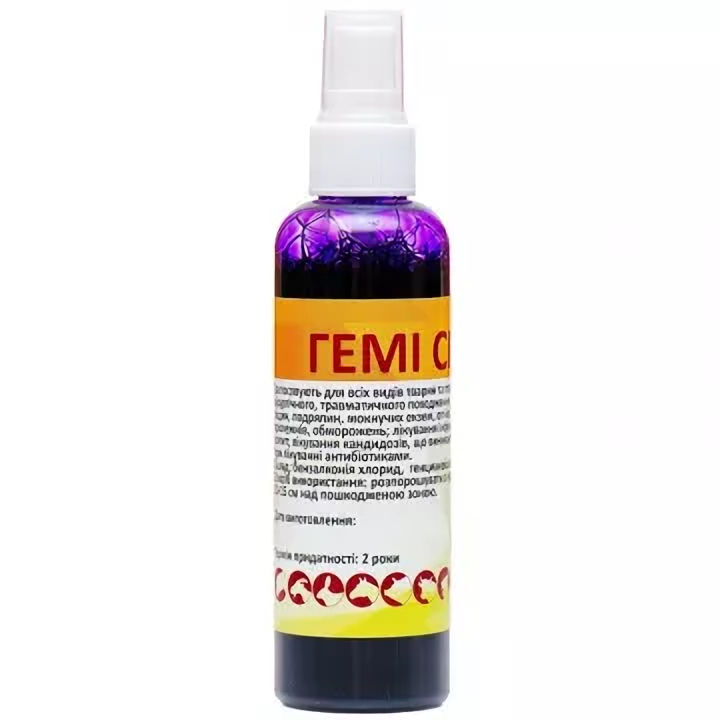 Гемі спрей 100 мл Укрветбіофарм Вінниця - фото 1