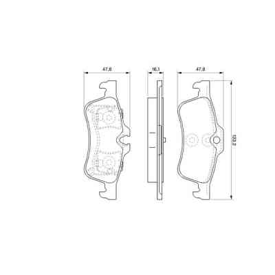 Гальмівні колодки Bosch 0 986 494 063 Вінниця