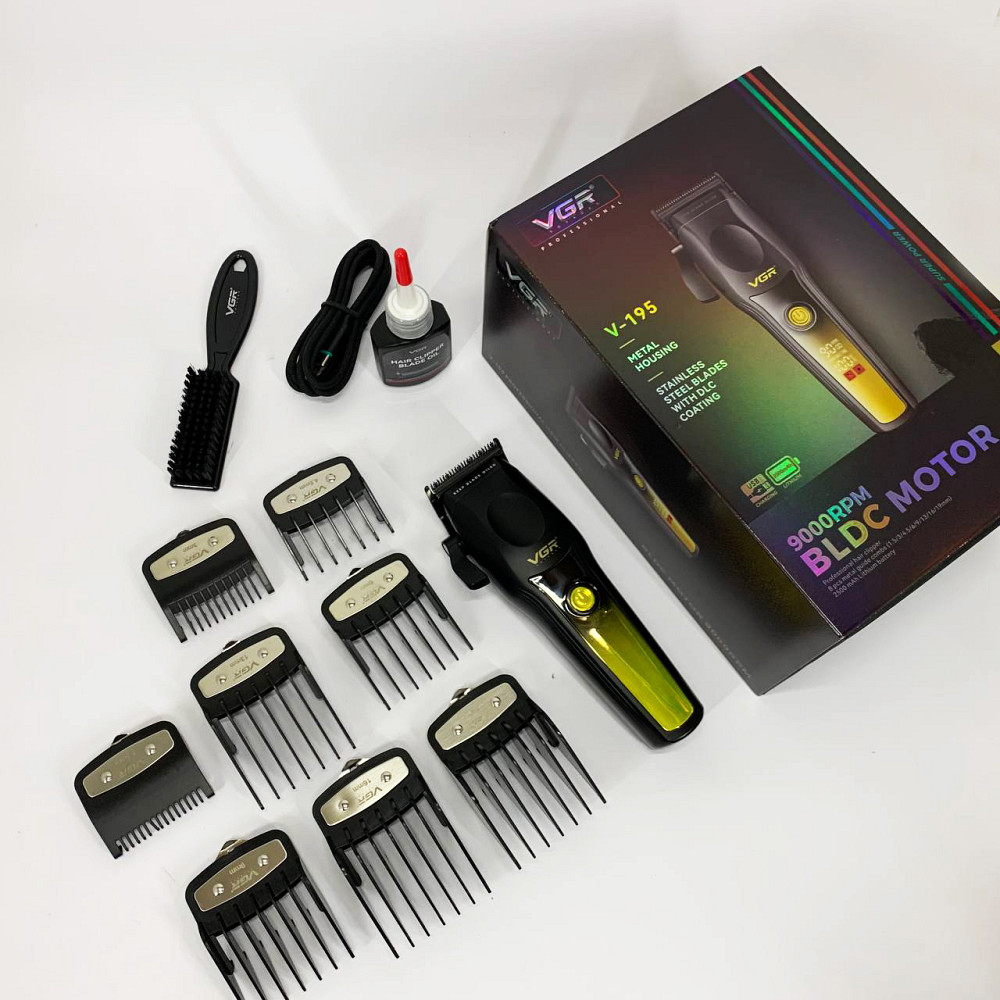 Професійна машинка для стрижки волосся VGR, Електрична акумуляторна машинка для стрижки LK-18 Львів - фото 8