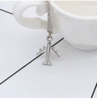 Кулон модный на цепочке Самолет Киев - изображение 1