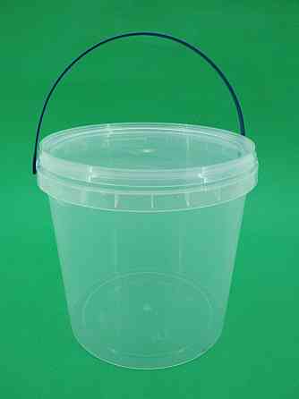Ведро круглое с крышкой 3.3 л, прозрачное (1 шт) Харьков