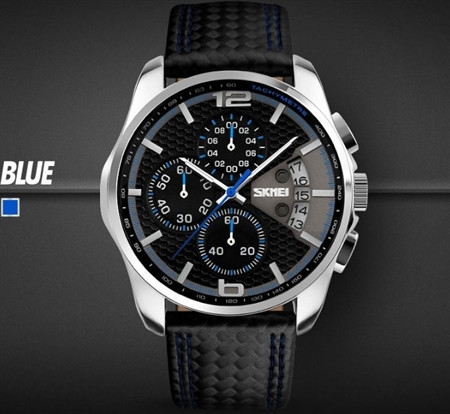 Мужские часы Skmei 9106 Spider blue Винница - изображение 2