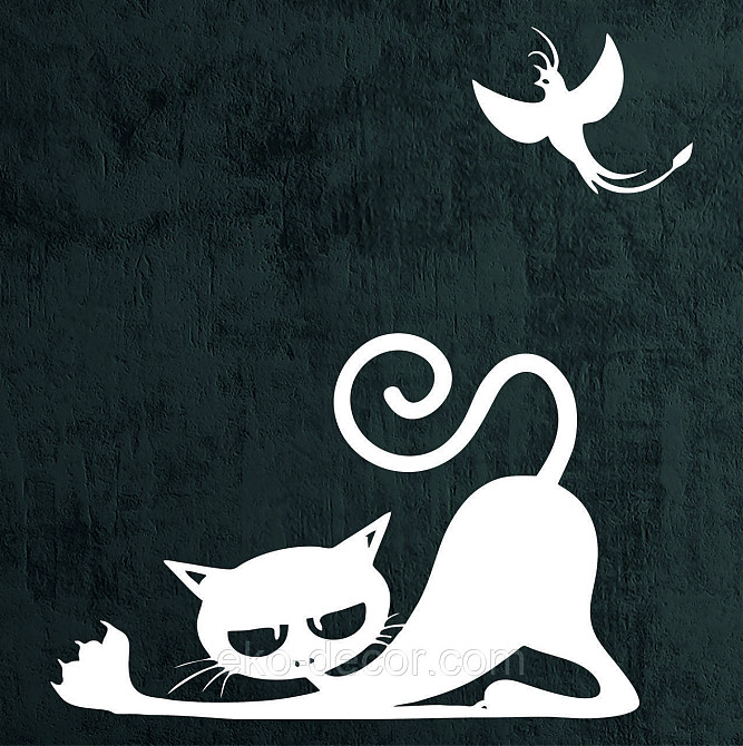 Декоративне настінне 3D Панно «Кіт» Декор на стіну з об'ємом Київ - фото 7