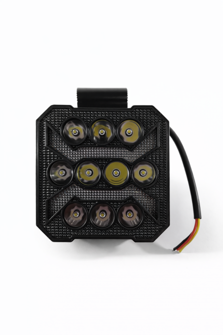 Світлодіодна фара StarLight 21B-40W 8 LED 12-24V, білий/жовтий світло, квадратна, робоче світло Харків - фото 1