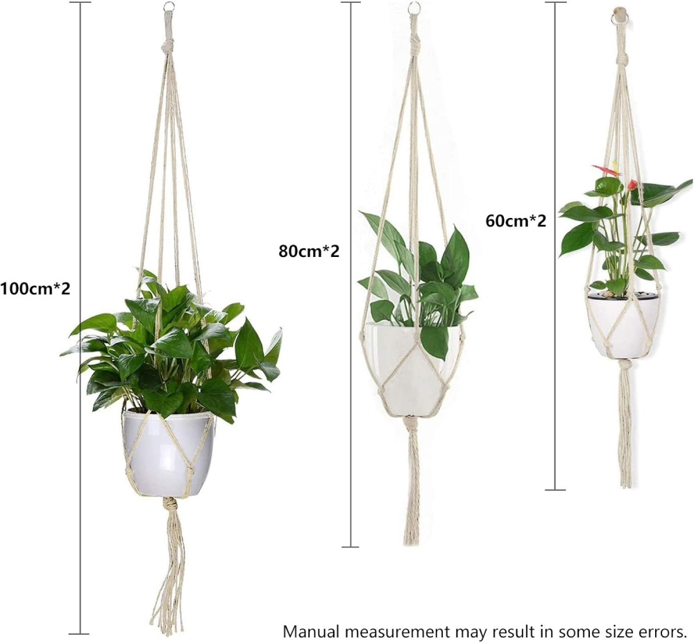 Набір підвісних кашпо з макраме 6шт Луцк - изображение 1