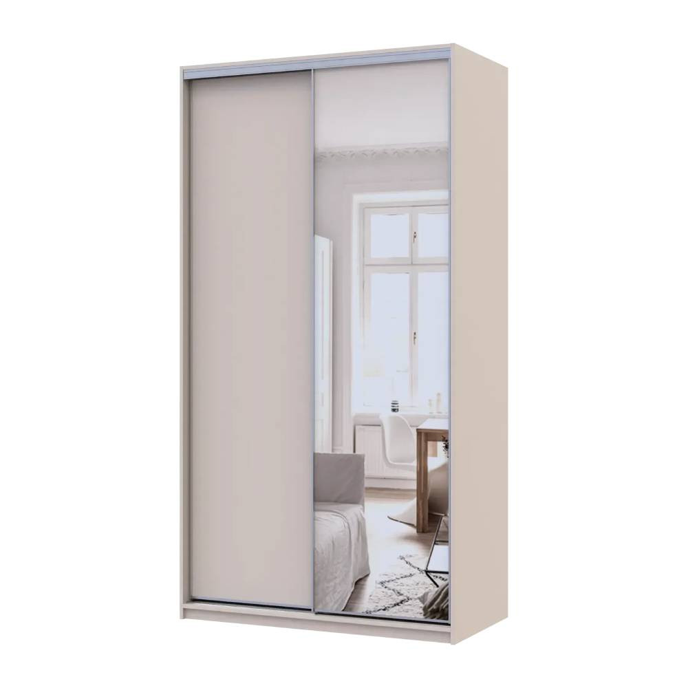 Шкаф-купе Doros Сити Лайт Кашемир 1 ДСП/1 зеркало 120х60х225 (80736335) Днепр - изображение 3