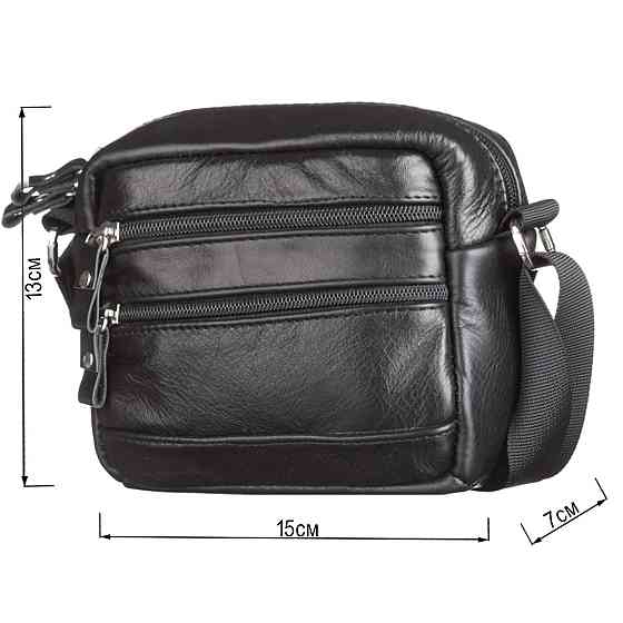 Сумка мужская SHVIGEL 15213 Черная Киев