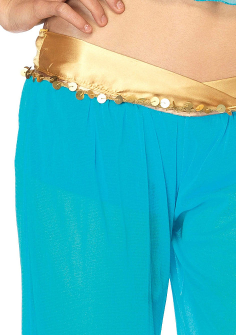 Костюм принцеси Жасмин S Leg Avenue Arabian Beauty, 3 предмети, бірюзовий Sex Aura Київ - фото 5