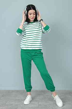 Демісезонний костюм в смужку "Delight" оптом | Норма Зелений, 46-48 Київ