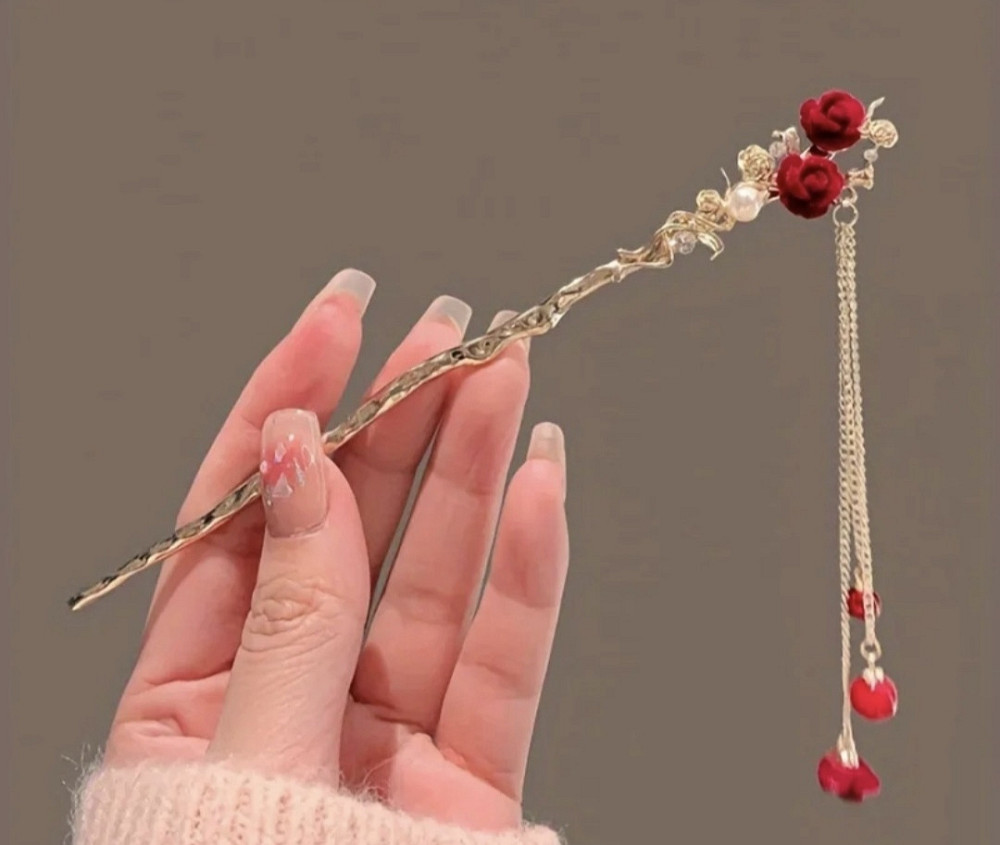 Шпилька-паличка для волосся 