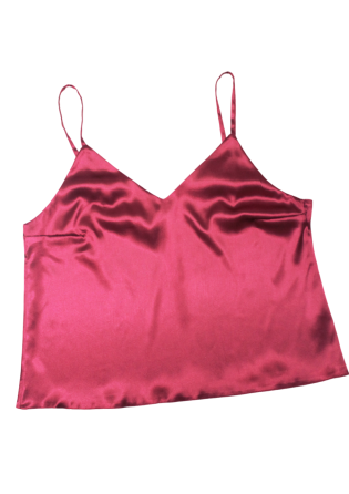 Базовая майка женская атлас Бордовый M Харьков