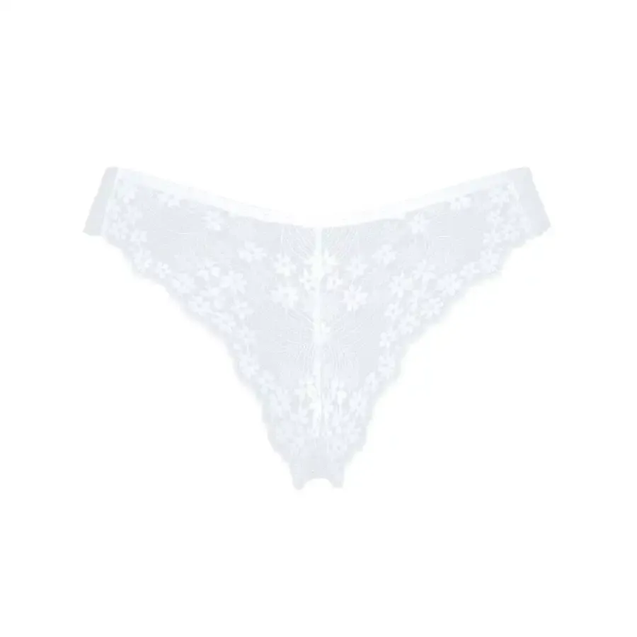 Напівпрозорі трусики Obsessive Heavenlly panties M/L, відкриті сідниці Львов - изображение 6