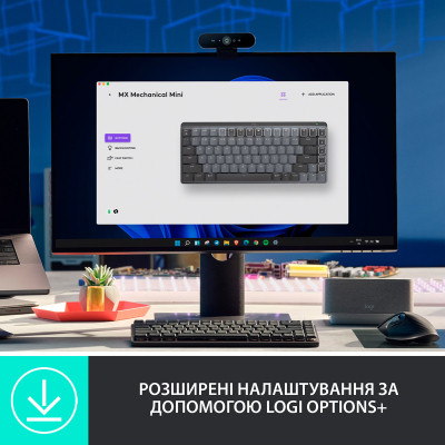 Клавиатура Logitech MX Mechanical Mini Minimalist UA Graphite (920-010780) Винница - изображение 12