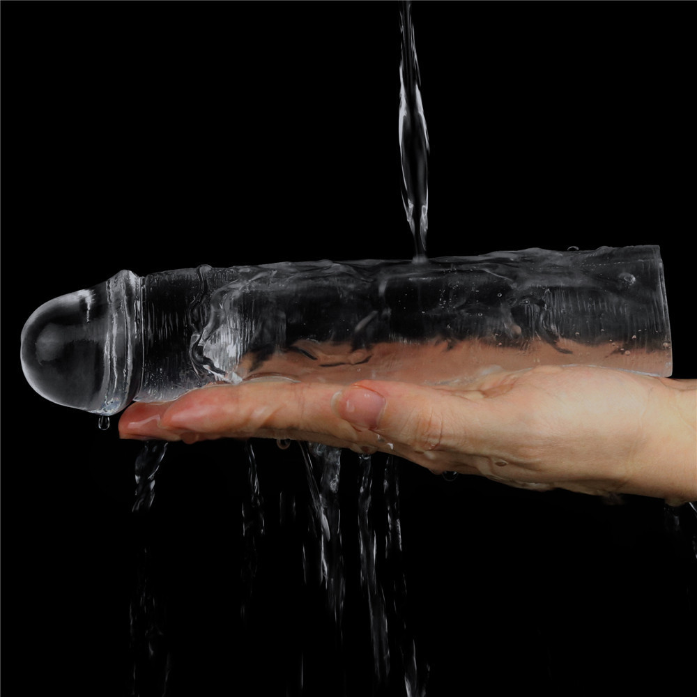 Насадка - Flawless Clear Penis Sleeve Add 2" Clear Sex Aura Київ - фото 5