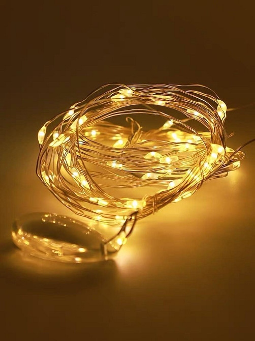 Гирлянда-штора 3×3 м 300 LED USB 8 режимов Теплый белый для окна, комнаты и праздников Днепр - изображение 6