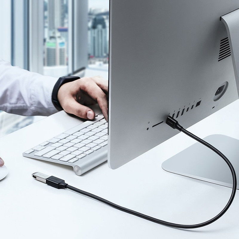 Кабель продовжувач USB 3.0 AM-AF, 3м, Connector gold-plated Чорний, US129 Ugreen Вінниця - фото 4