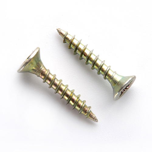 Саморіз універсальний з потайною головкою 4,0*30мм цинк жовтий 200 шт/уп APRO Житомир - изображение 2