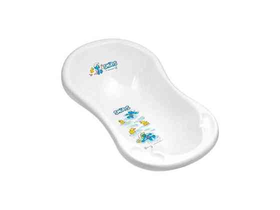 Ванна детская 84см белый со сливом (1429_60, white) ТМ MALTEX SMURFS Киев