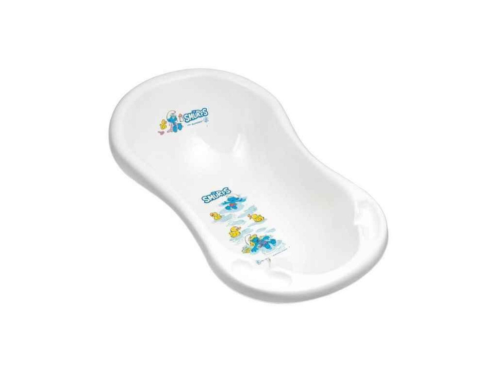 Ванна детская 84см белый со сливом (1429_60, white) ТМ MALTEX SMURFS Киев - изображение 1