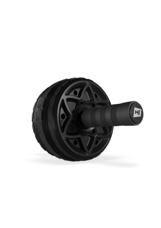 Ролик для пресу Hop-Sport з килимком чорний Київ