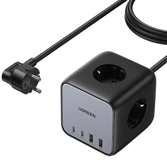 Зарядний пристрій 4xUSB 65W (2хUSB-C+2xUSB-A + 2хSchuko) DigiNest Cube Power Strip CD268 Ugreen Винница