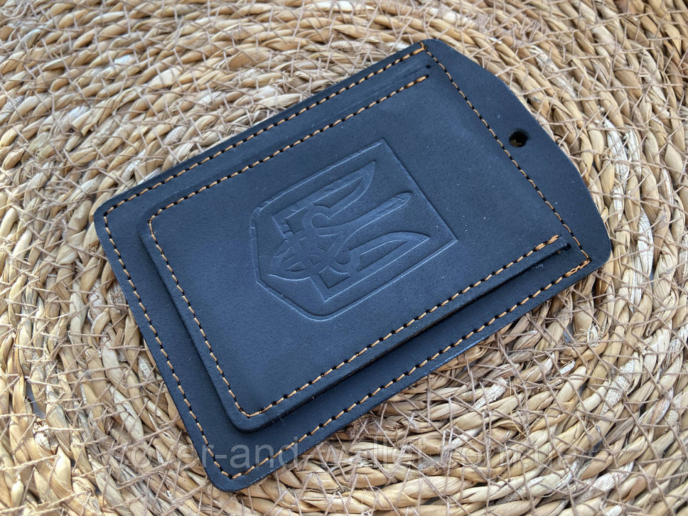 Шкіряна обкладинка на пенсійне посвідчення на два відділення GP Київ - фото 10