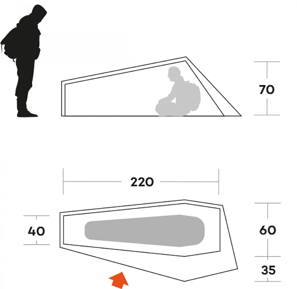 Палатка одноместная Ferrino Piuma 1 Blue (9121400B) Киев - изображение 5