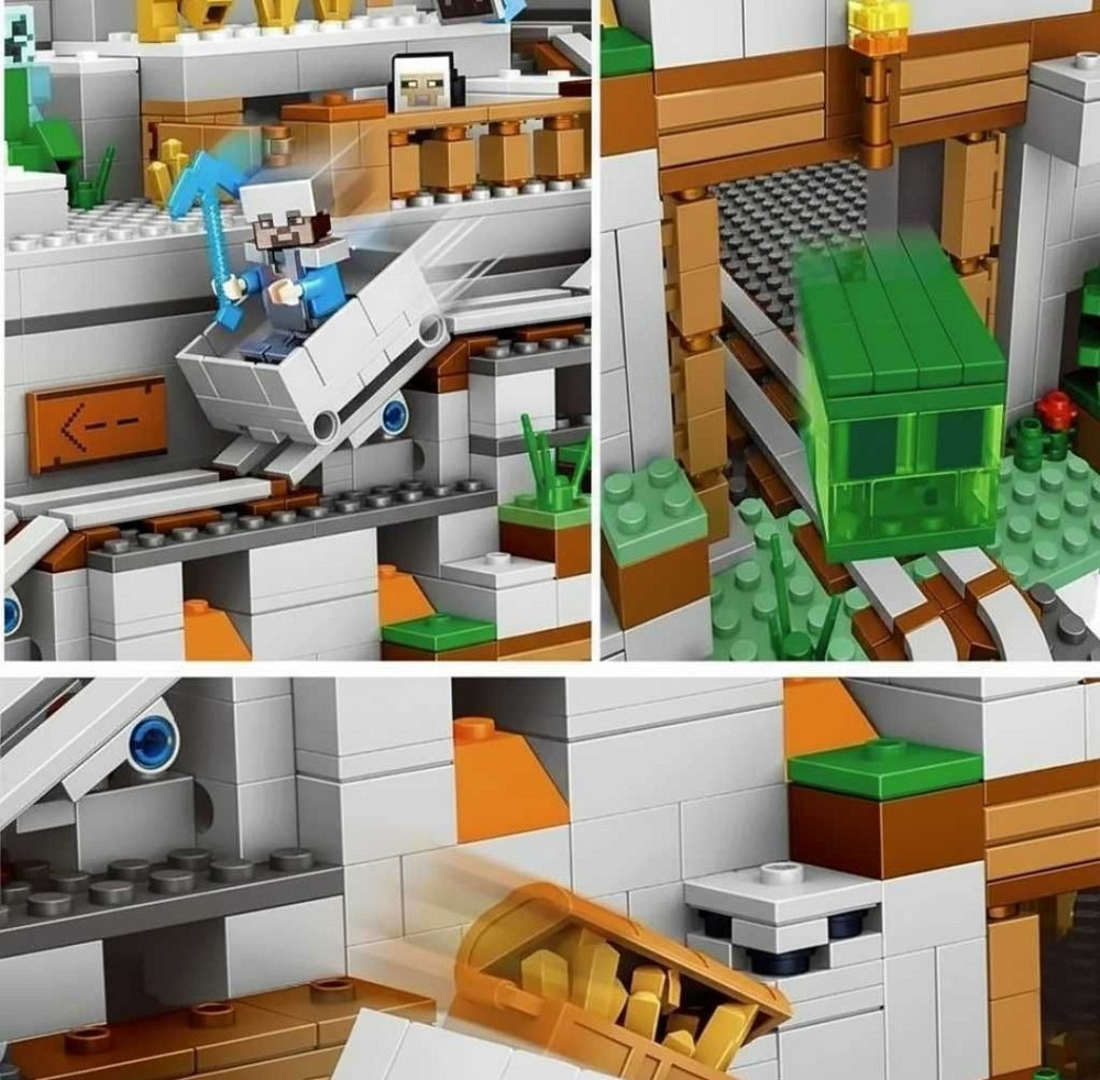 Огромный Лего Майнкрафт Горная пещера, 1089 деталей. Харьков - изображение 4