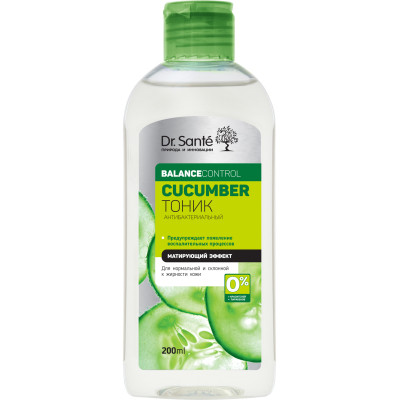 Тонік для обличчя Dr. Sante Cucumber Balance Control Антибактеріальний 200 мл (4823015917394) Вінниця - фото 1