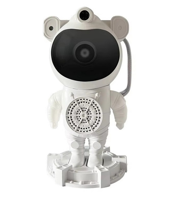 Ночник-проектор звездного неба Астронавт 24см с пультом и Bluetooth колонкой (Белый) Винница - изображение 1