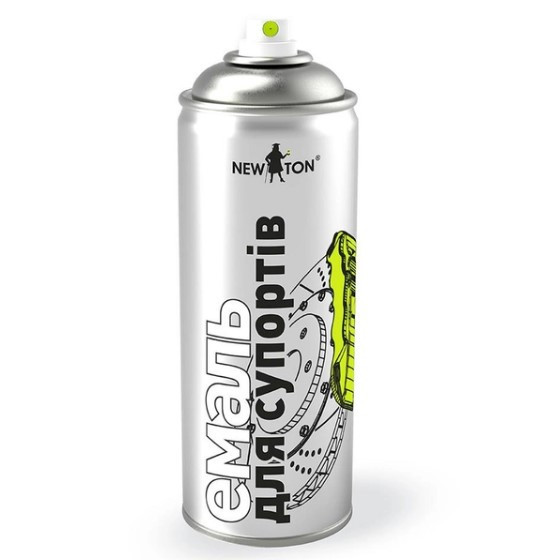 Емаль для супортів та гальм.дисків 400мл жовта аерозоль NEW TON Житомир - фото 3