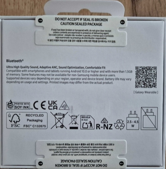 Наушники Samsung Galaxy Buds 3 Silver SM-R530NZAASEK Original. Киев - изображение 3