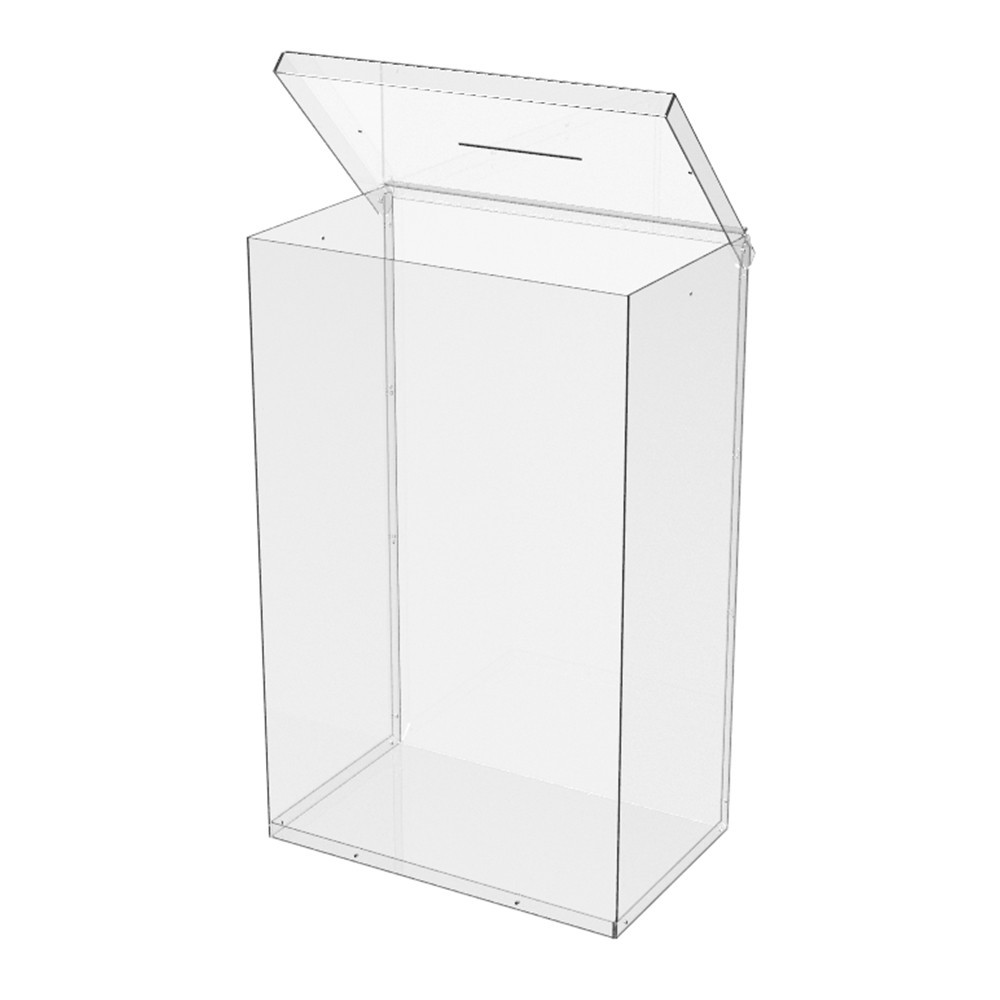 Ящик EKOSTAR без замка для пожертвований и сбора денег 320x200x500. Объем 32 литр Киев - изображение 4