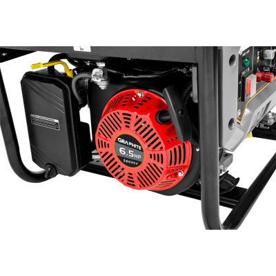 Генератор Graphite 230V (1 фаза), 2/2.2kW, ручний старт, AVR, 40кг (58G904) Вінниця - фото 5
