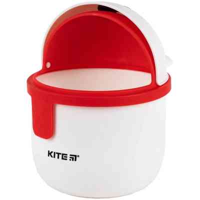 Кошик для паперів Kite Настільний контейнер для сміття, білий (K24-009-2) Вінниця