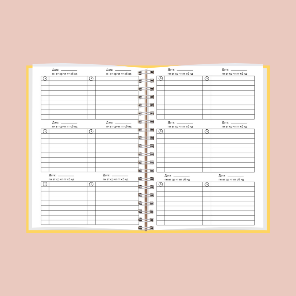 Планер (блокнот) масажиста жіночий А5 Дніпро - фото 5