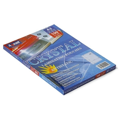 Плівка для ламінування Agent глянц. А3 (303х426) 100 мкн (100 шт.) ANTISTATIC (3130021) Вінниця - фото 2