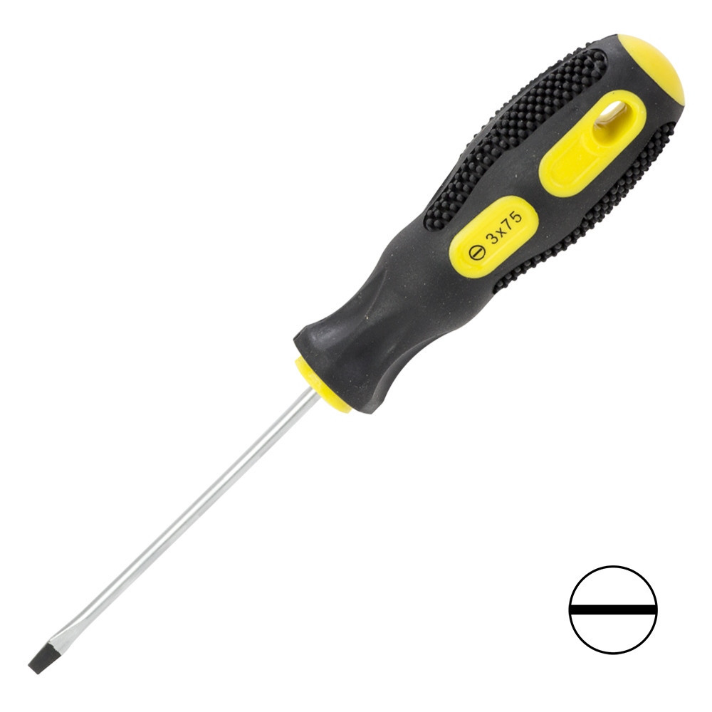 Отвертка шлицевая SL3.0×75мм CrV SIGMA (4006301) Киев - изображение 1
