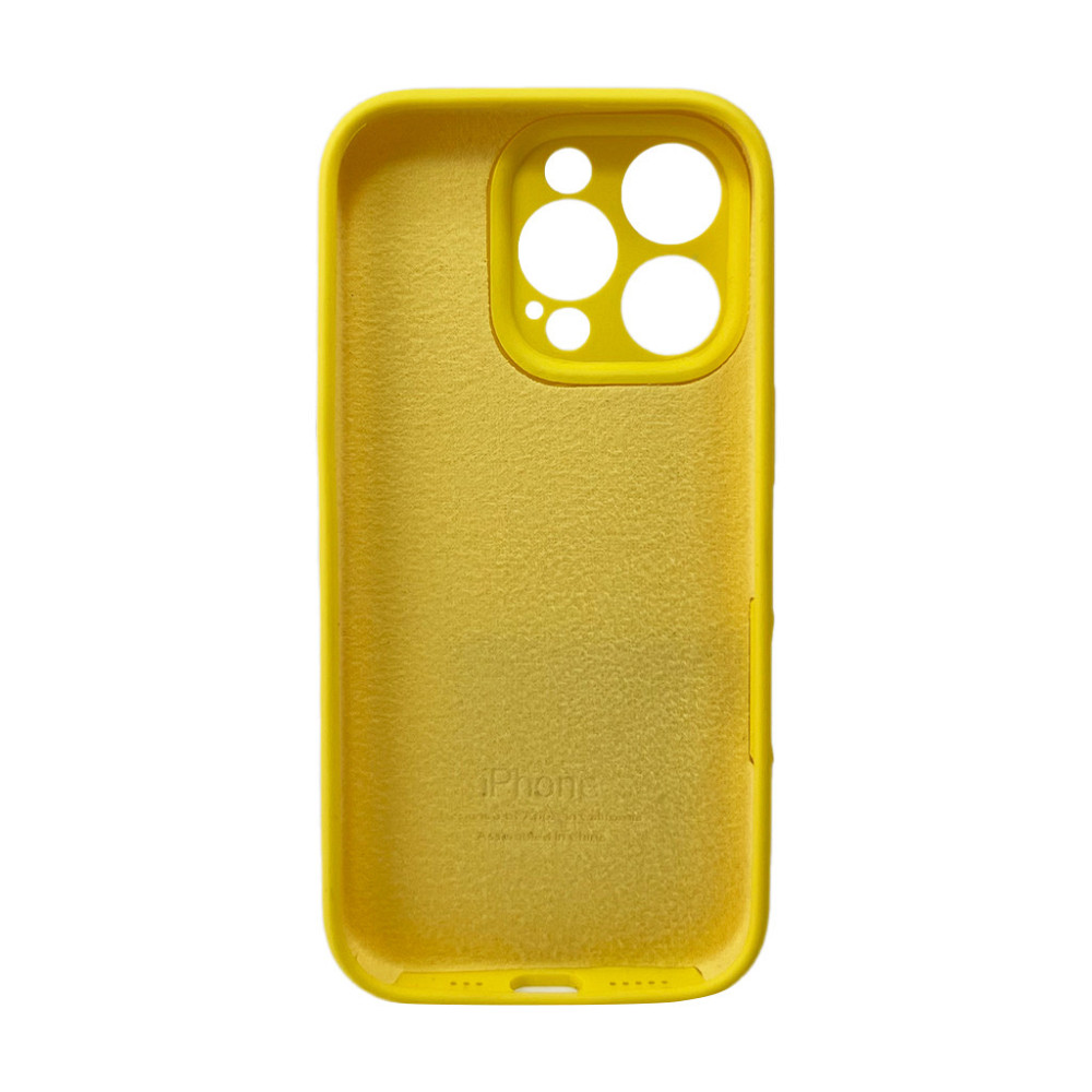 Чохол для смартфона Silicone Full Case AA Camera Protect for Apple iPhone 16 Pro 33,Canary Yellow Київ - фото 3