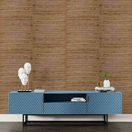 Панель стеновая 3D 500х500х5мм Бамбук темный Дуб SW-00002886 Днепр